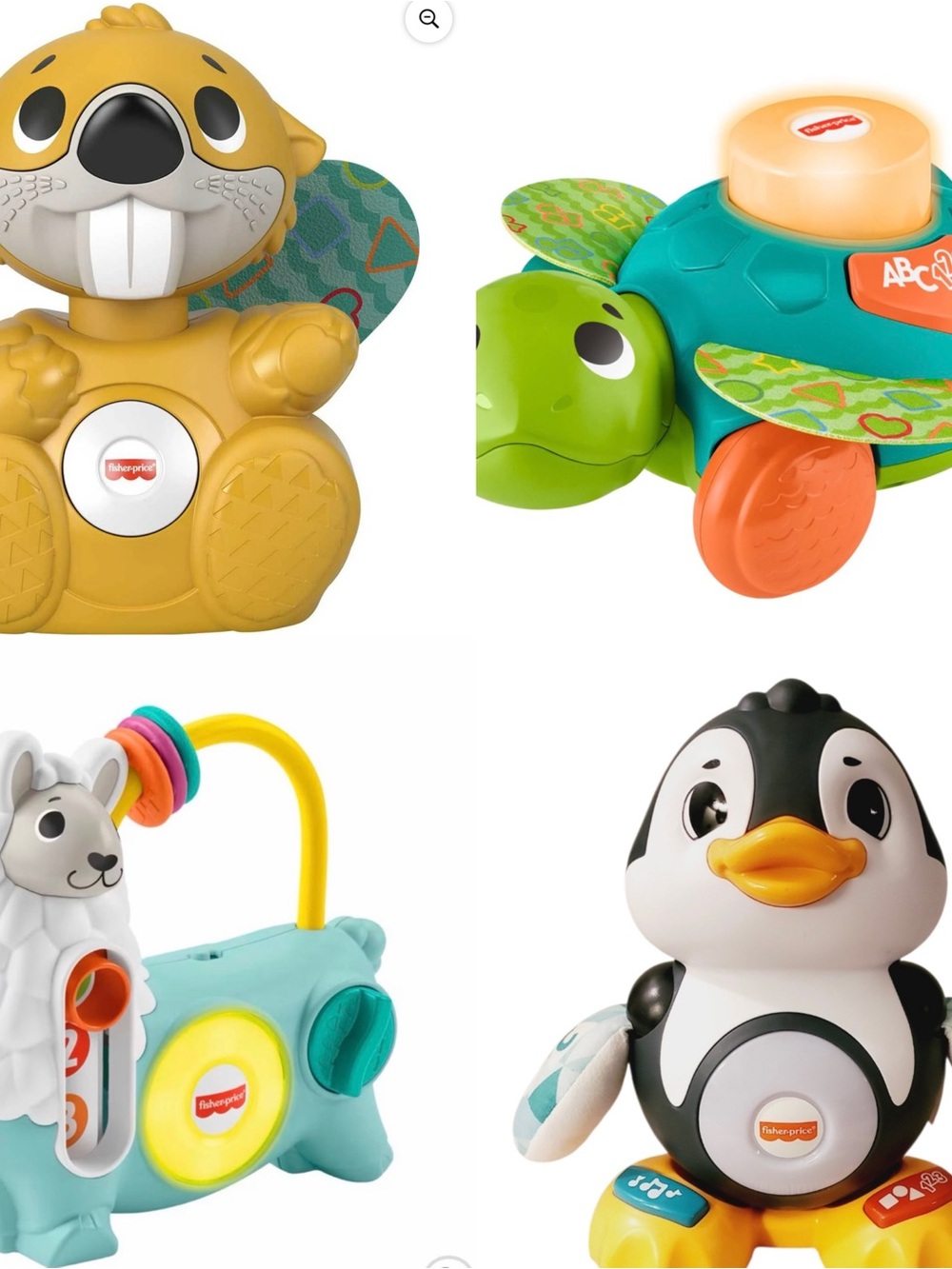 Fisher-Price Linkimals Interactive Learning Toys with Light and Music LOT